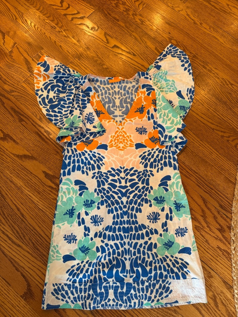 Oliphant Flutter Sleeve Dress